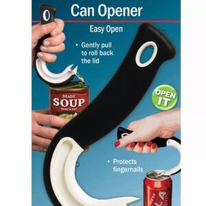 Ring Pull Can & Jar Opener with Non-Slip Grip